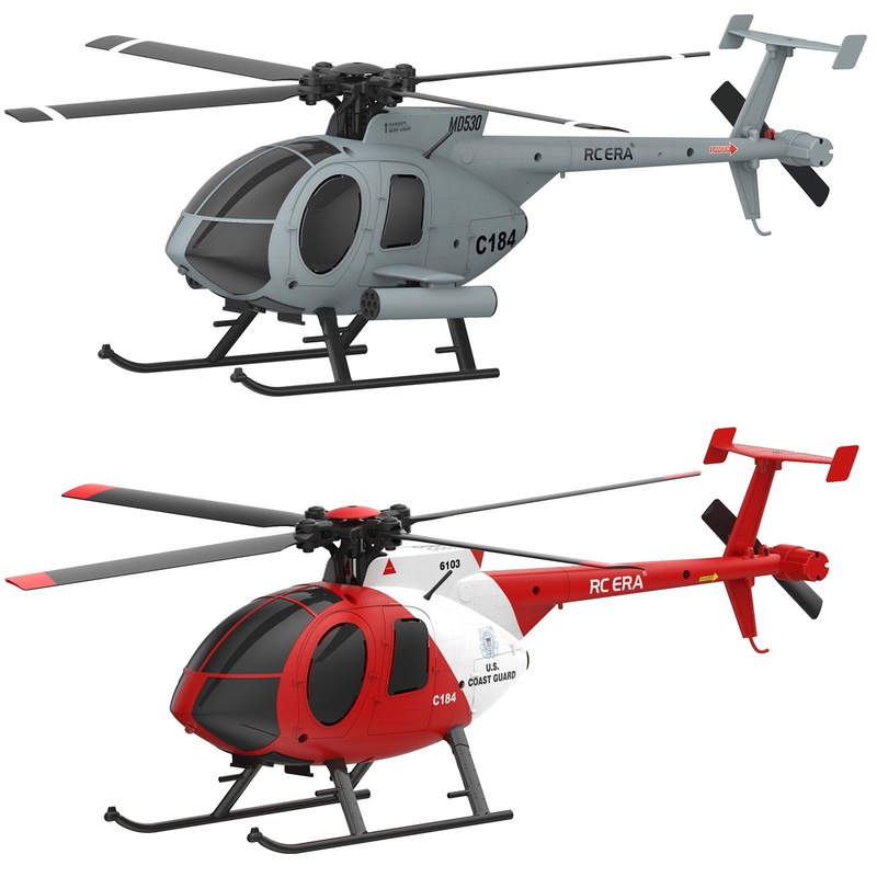 Rc Helicopter Single Rotor - RCERA C184 MD530 4 Channel 6