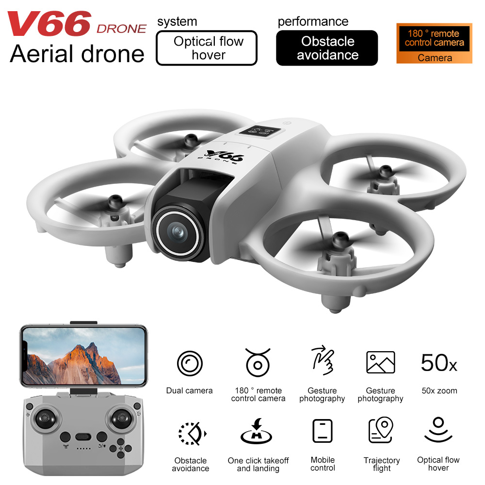 New V66 Mini Drone HD Camera 4 - Rc Helicopter Mini บทวิจารณ์และราคา