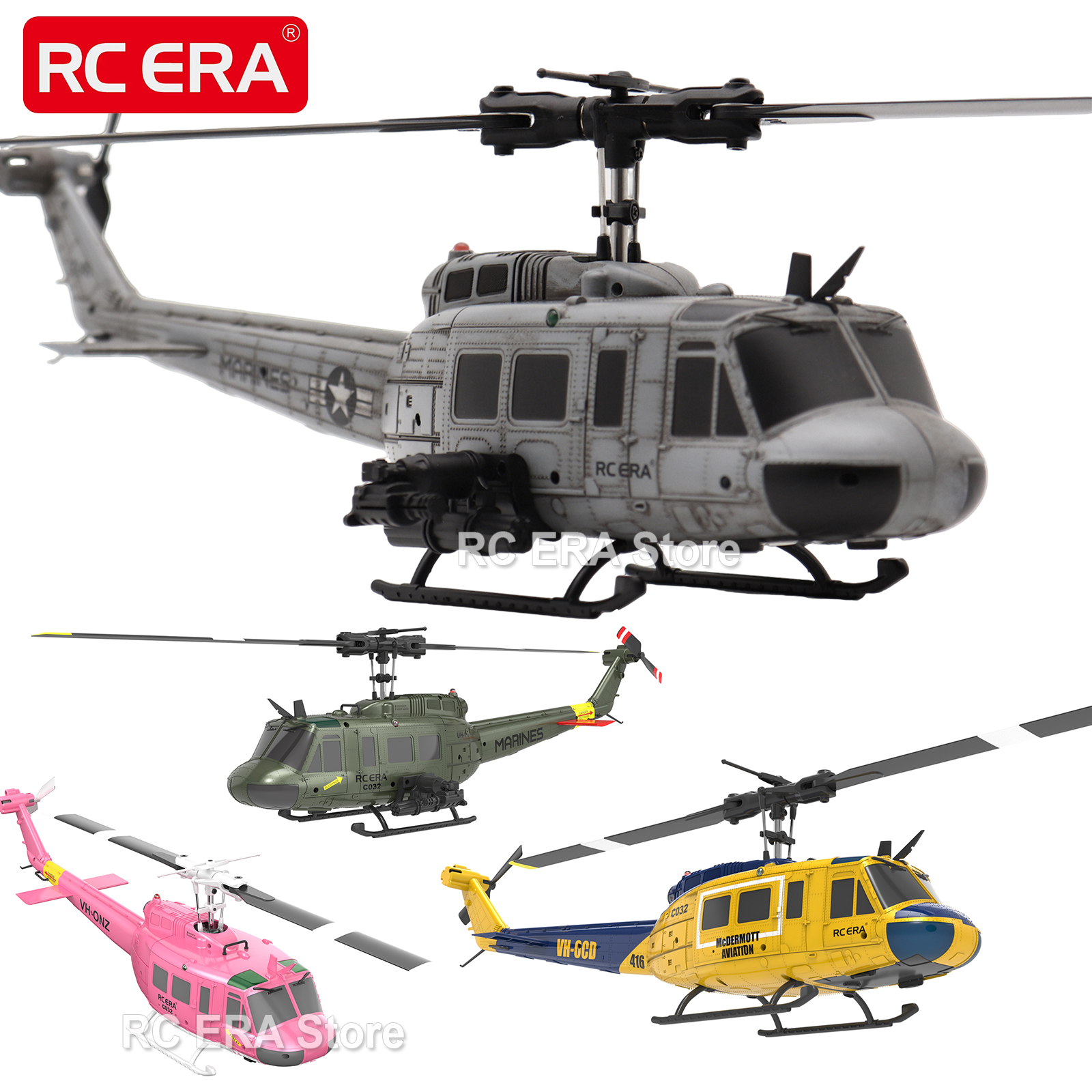 RC ERA C032 UH1 Huey Weathered - Rc Helicopter Nitro บทวิจารณ์และราคา