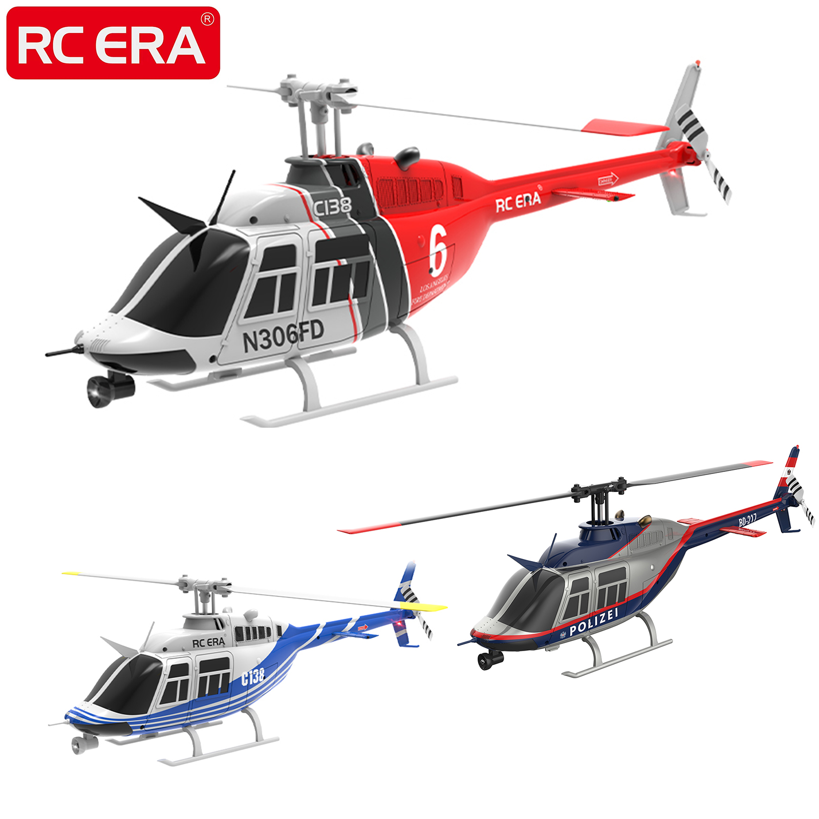 RC ERA C138 BELL 206 Jet Range - Rc Helicopter Large บทวิจารณ์และราคา