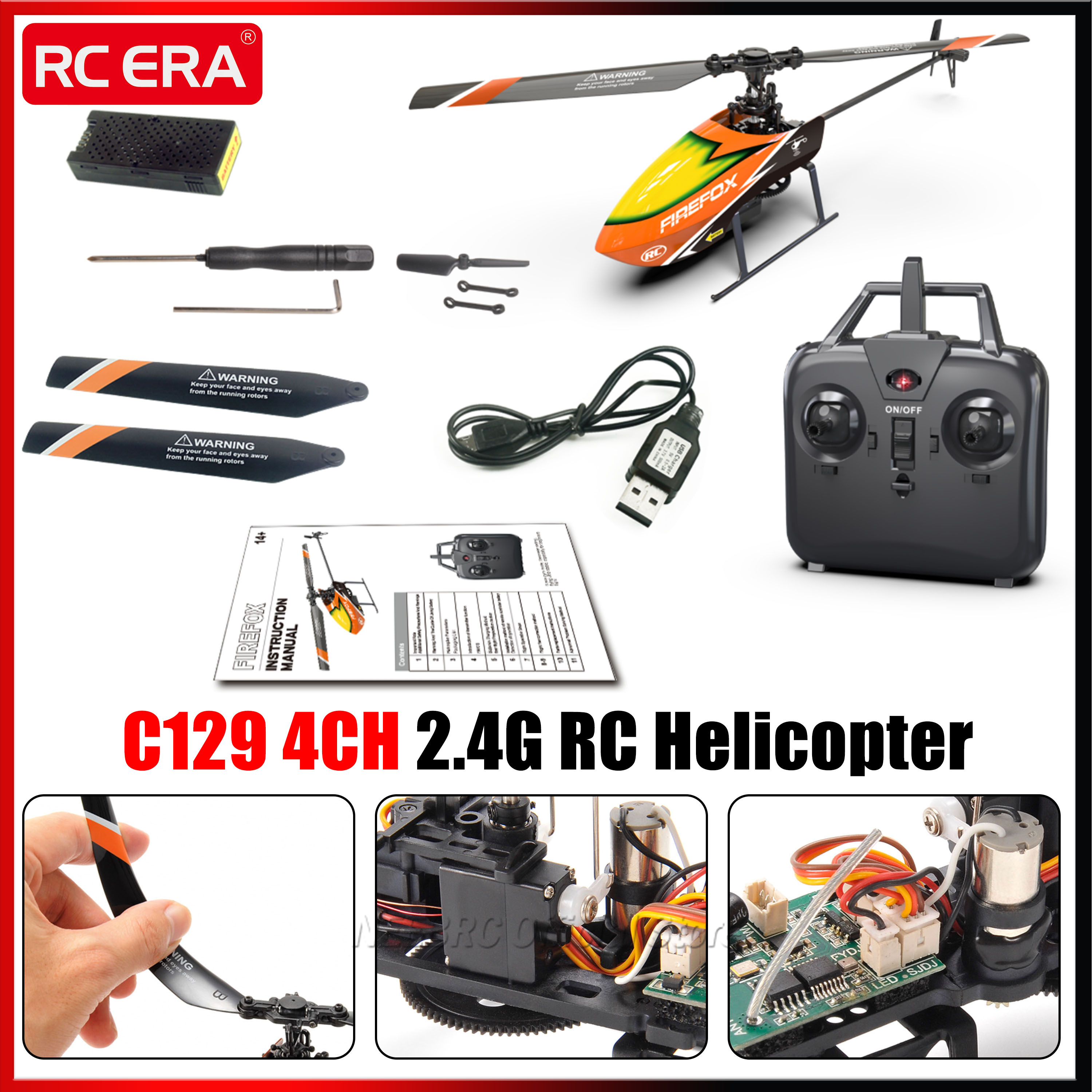 C129 4CH 2.4G RC Helicopter RT - Rc Helicopter Single Rotor บทวิจารณ์และราคา