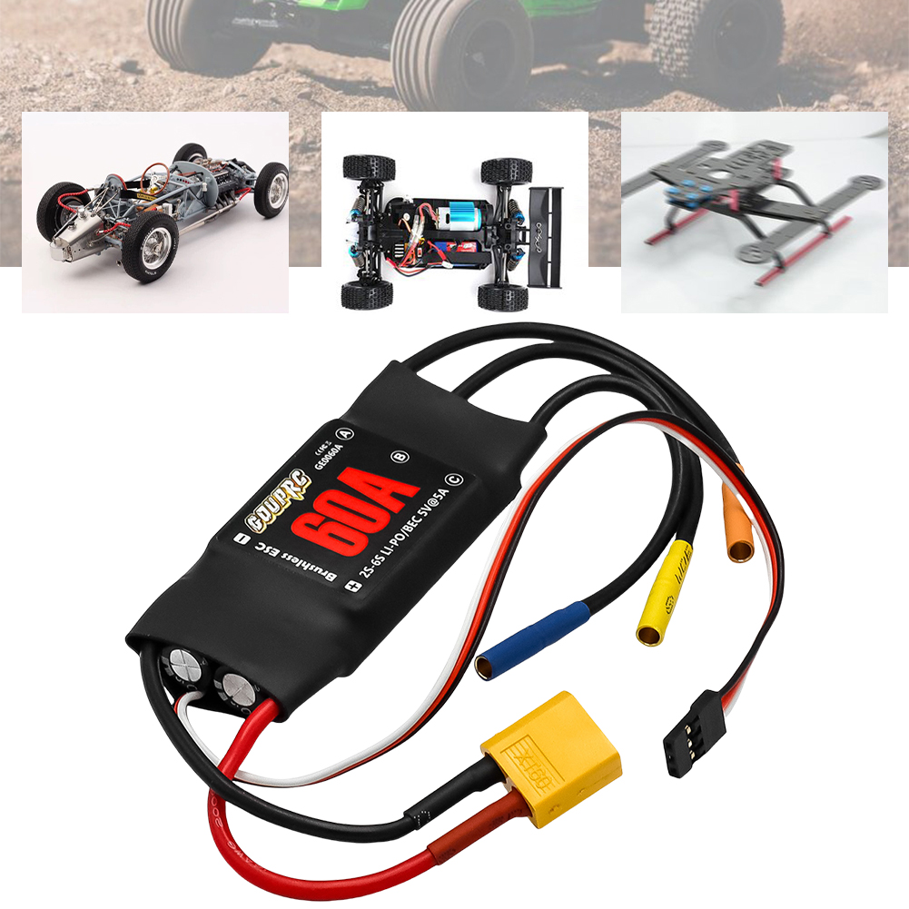 60A Brushless ESC 2-6S Electri - Rc Helicopter Electric บทวิจารณ์และราคา