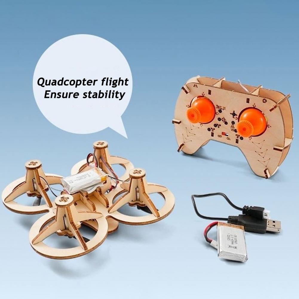 Rc Drone Toy Wooden Drone Puzz - Rc Helicopter Mini บทวิจารณ์และราคา