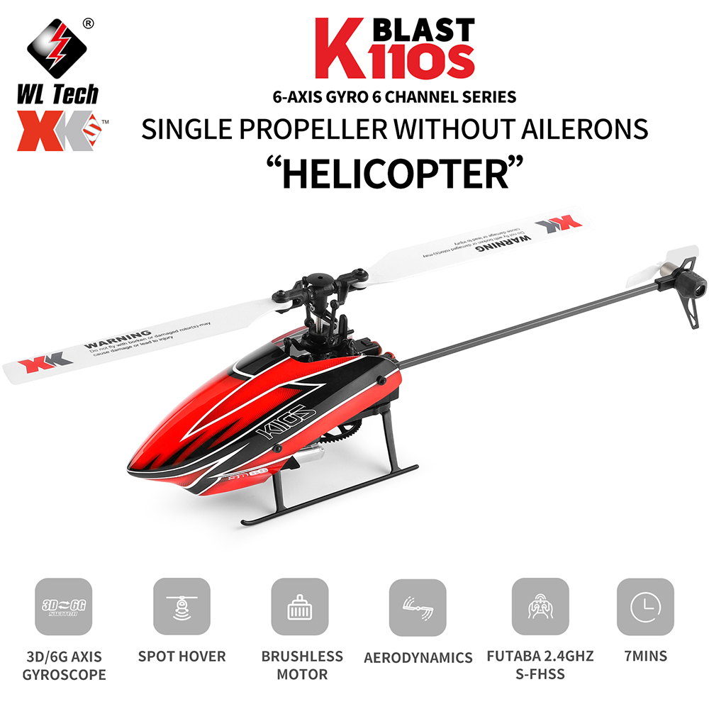 Wltoys XK K110S 6CH 3D 6G Syst - Rc Helicopter Large บทวิจารณ์และราคา