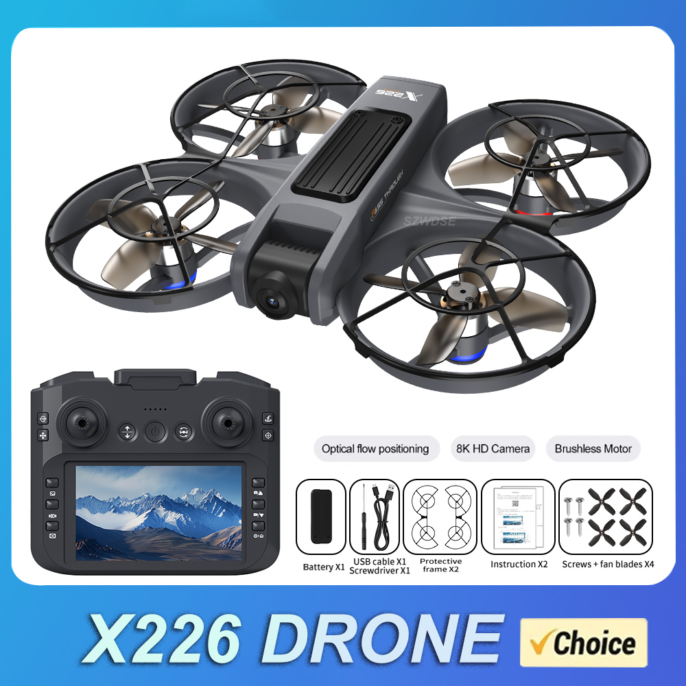 NEW X226 RC Drone 2.4G 5G WIFI - Rc Helicopter Case บทวิจารณ์และราคา