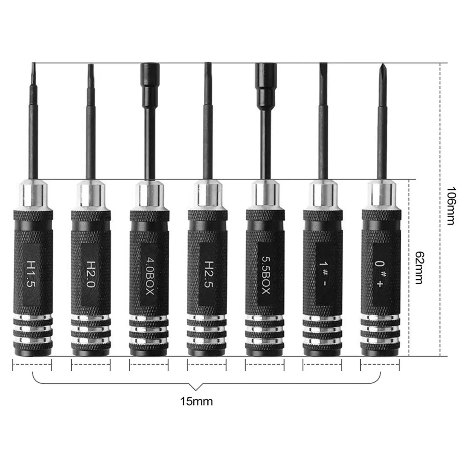 7 pcs Steel Screwdriver Set RC - Rc Helicopter Tool Kit บทวิจารณ์และราคา