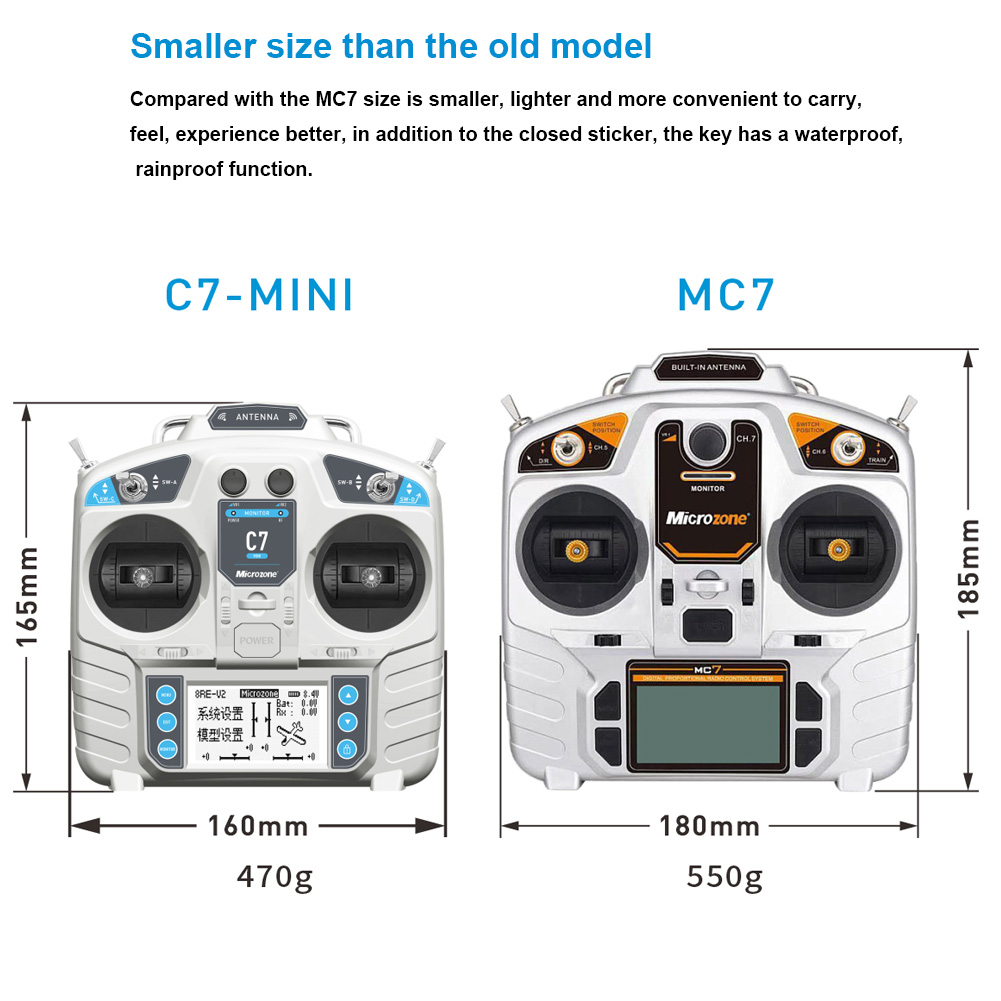 MicroZone MC7 Controller C7 MI - Rc Helicopter Mini บทวิจารณ์และราคา