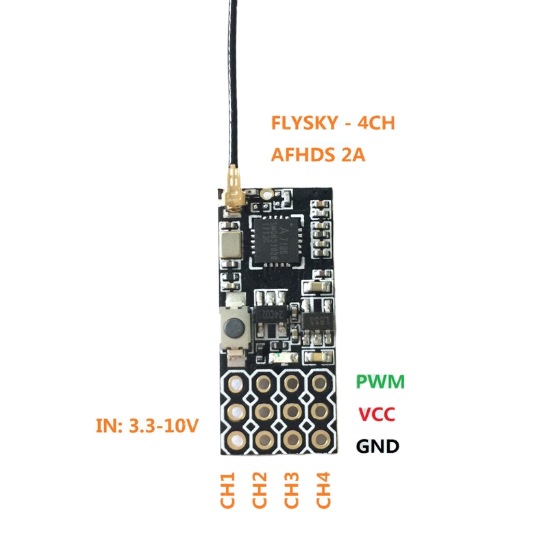 Flysky FS2A Mini Receiver 4CH  - Rc Helicopter Remote Control บทวิจารณ์และราคา