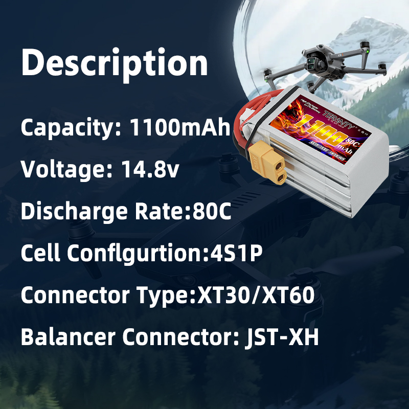 TERANTY 4S 1100mAh 80C/160C Li - Rc Helicopter Parts บทวิจารณ์และราคา