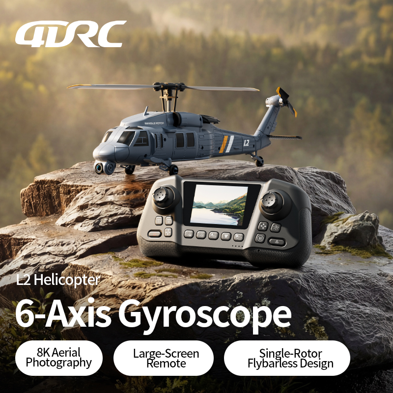 4DRC L2 RC Apache Military Fig - Rc Helicopter Single Rotor บทวิจารณ์และราคา
