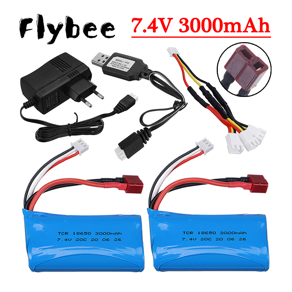 7.4V 3000mAh Li-ion Battery fo - Rc Helicopter Charger บทวิจารณ์และราคา