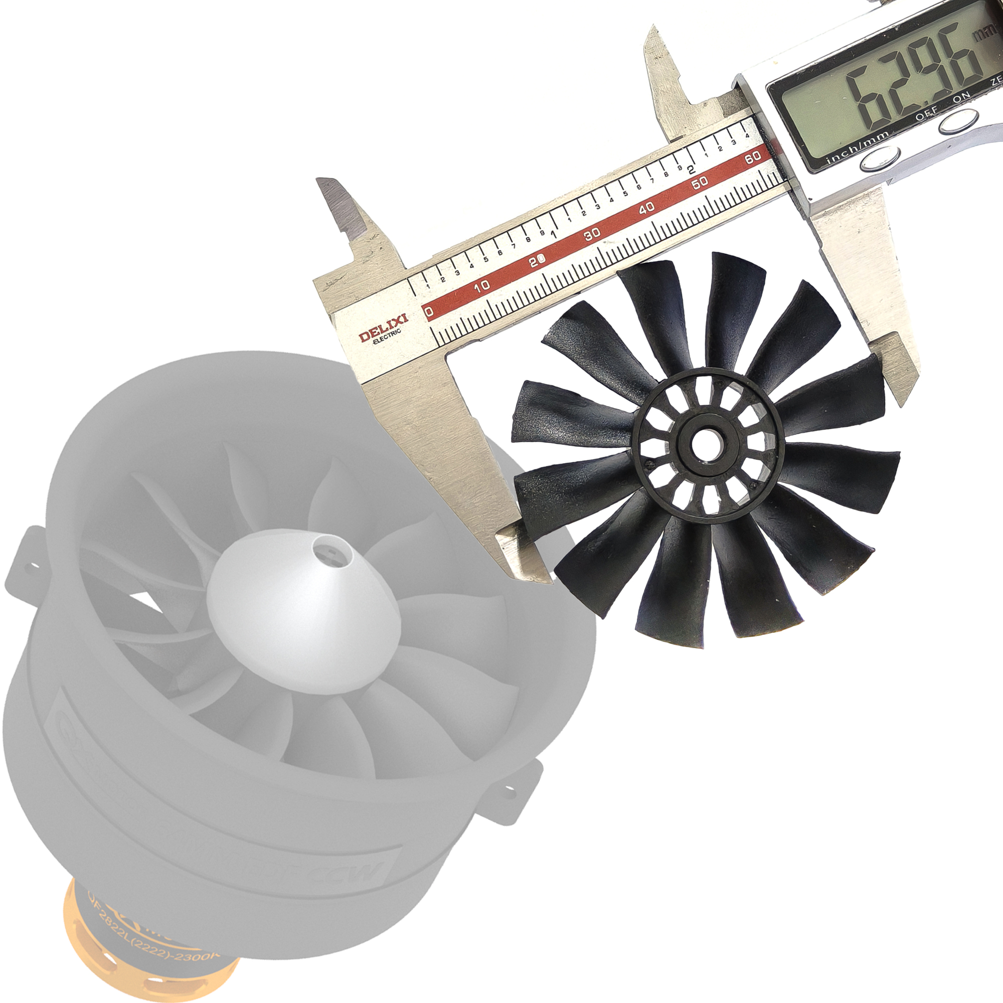 QX-MOTOR 12Blades CW CCW 70mm  - Rc Helicopter Blade บทวิจารณ์และราคา