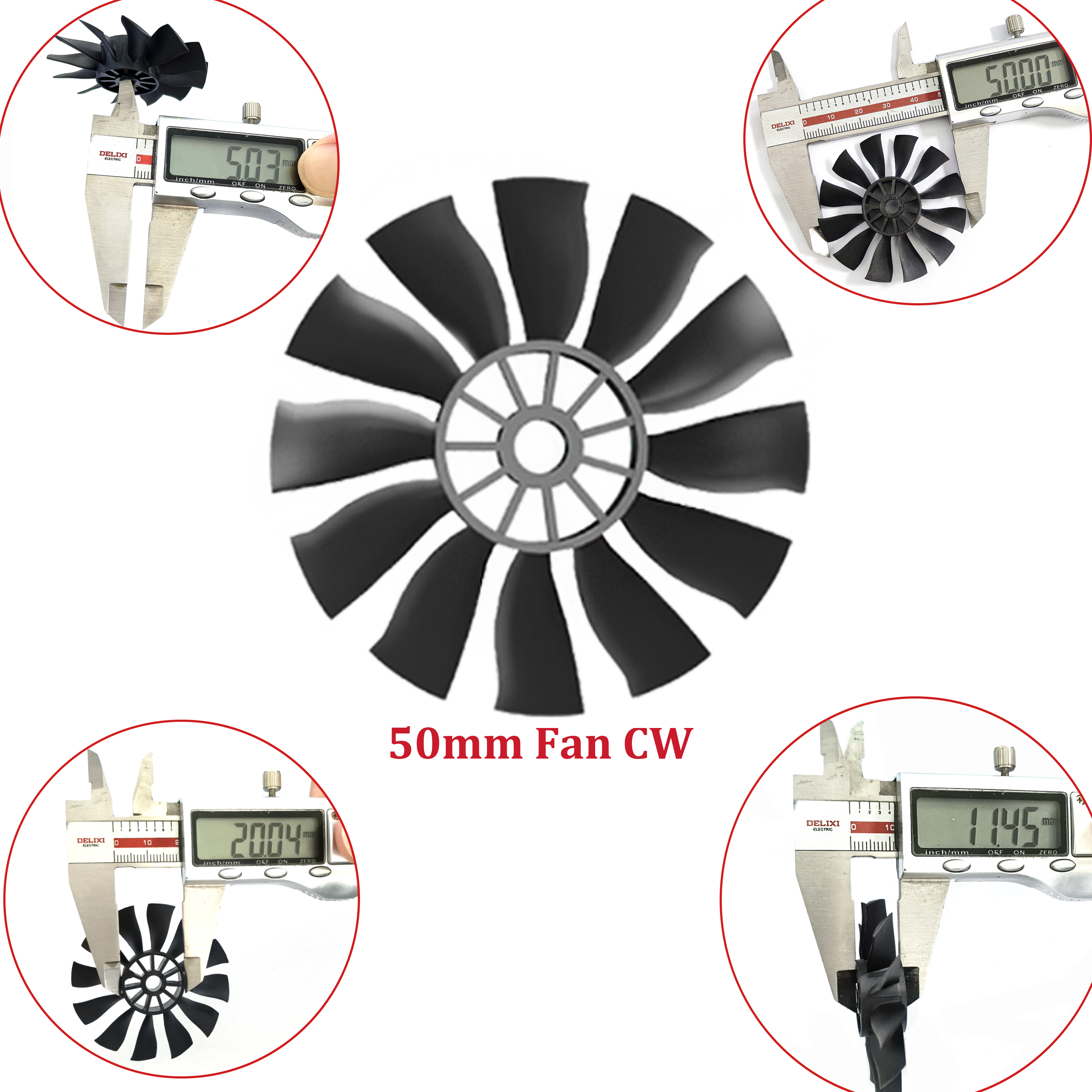 QX-MOTOR 12Blades CW CCW 70mm  - Rc Helicopter Blade บทวิจารณ์และราคา