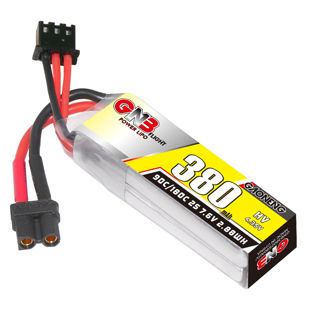 GNB 2S 7.6V 380mAh 90C/180C Li - Rc Helicopter Parts บทวิจารณ์และราคา