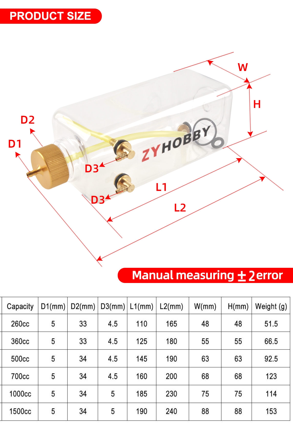 Model Airplane Fuel Tank RC Ai - Rc Helicopter Bag บทวิจารณ์และราคา