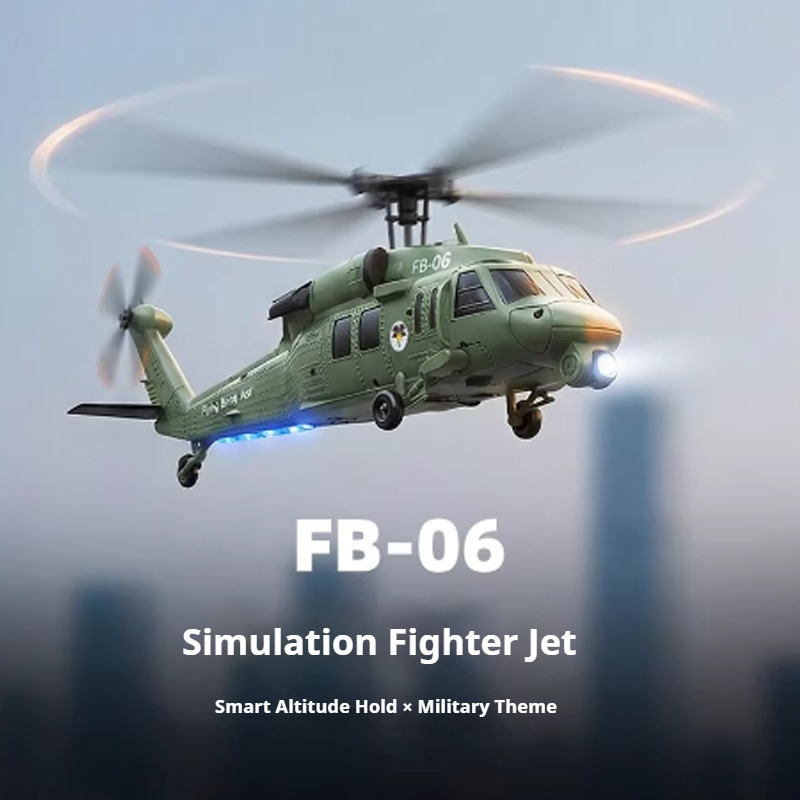 FB-06 Black Hawk Remote Contro - Rc Helicopter Gyro บทวิจารณ์และราคา