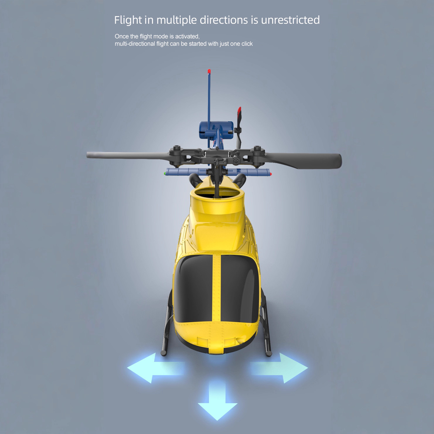 A60 1/42 Scale Bell 206 RC Hel - Rc Helicopter Single Rotor บทวิจารณ์และราคา