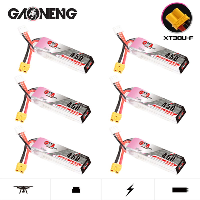 GNB LiPo Battery HV 2S 7.6V 45 - Rc Helicopter Parts บทวิจารณ์และราคา