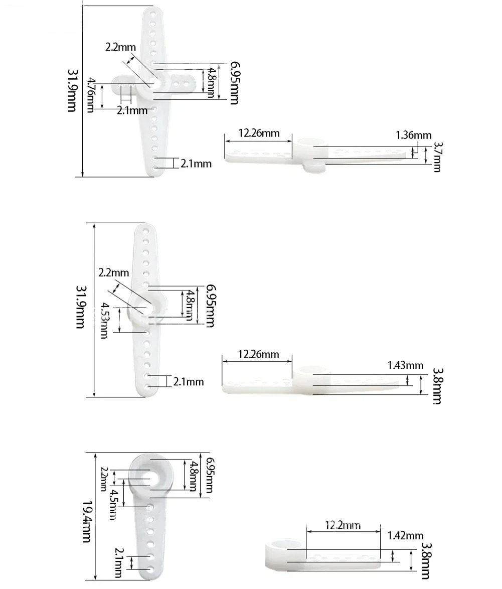 4PCS 9g SG92R Micro Servo Plas - Rc Helicopter Motor บทวิจารณ์และราคา