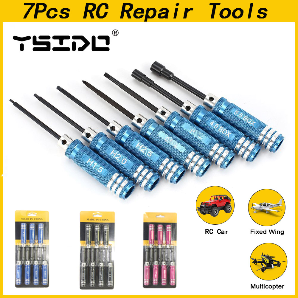 YSIDO 7Pcs 1.5 2.0 2.5mm Hex S - Rc Helicopter Tool Kit บทวิจารณ์และราคา