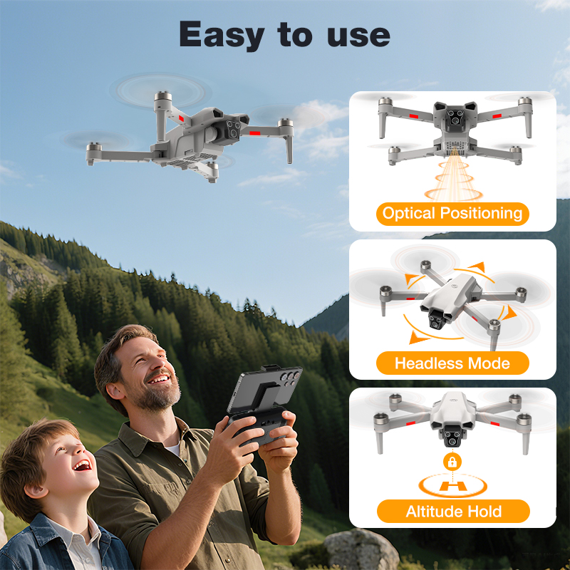 NEW Hot L017 Pro Drone Brushle - Rc Helicopter Case บทวิจารณ์และราคา