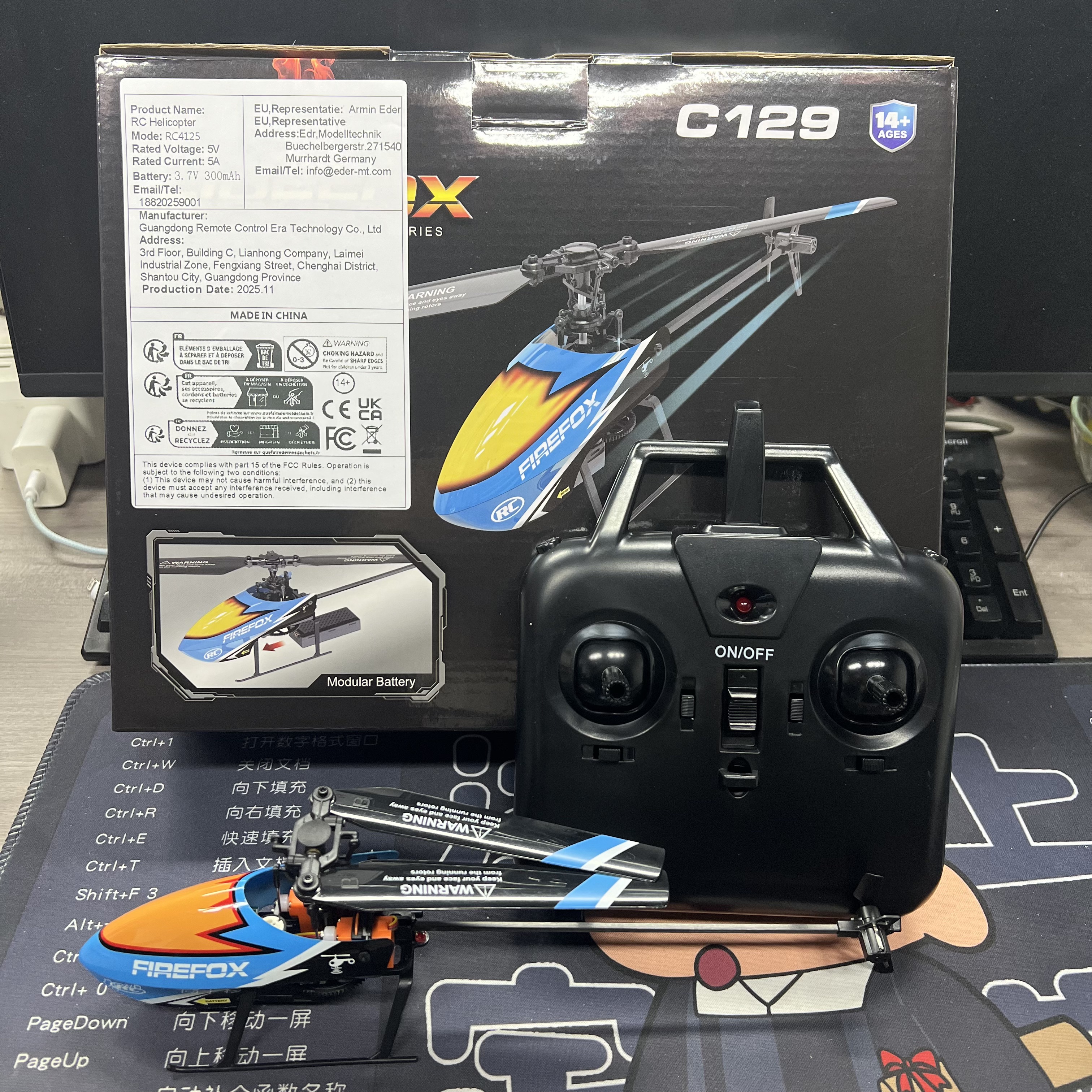 RC ERA C129 Helicopter 4 Chann - Rc Helicopter Single Rotor บทวิจารณ์และราคา