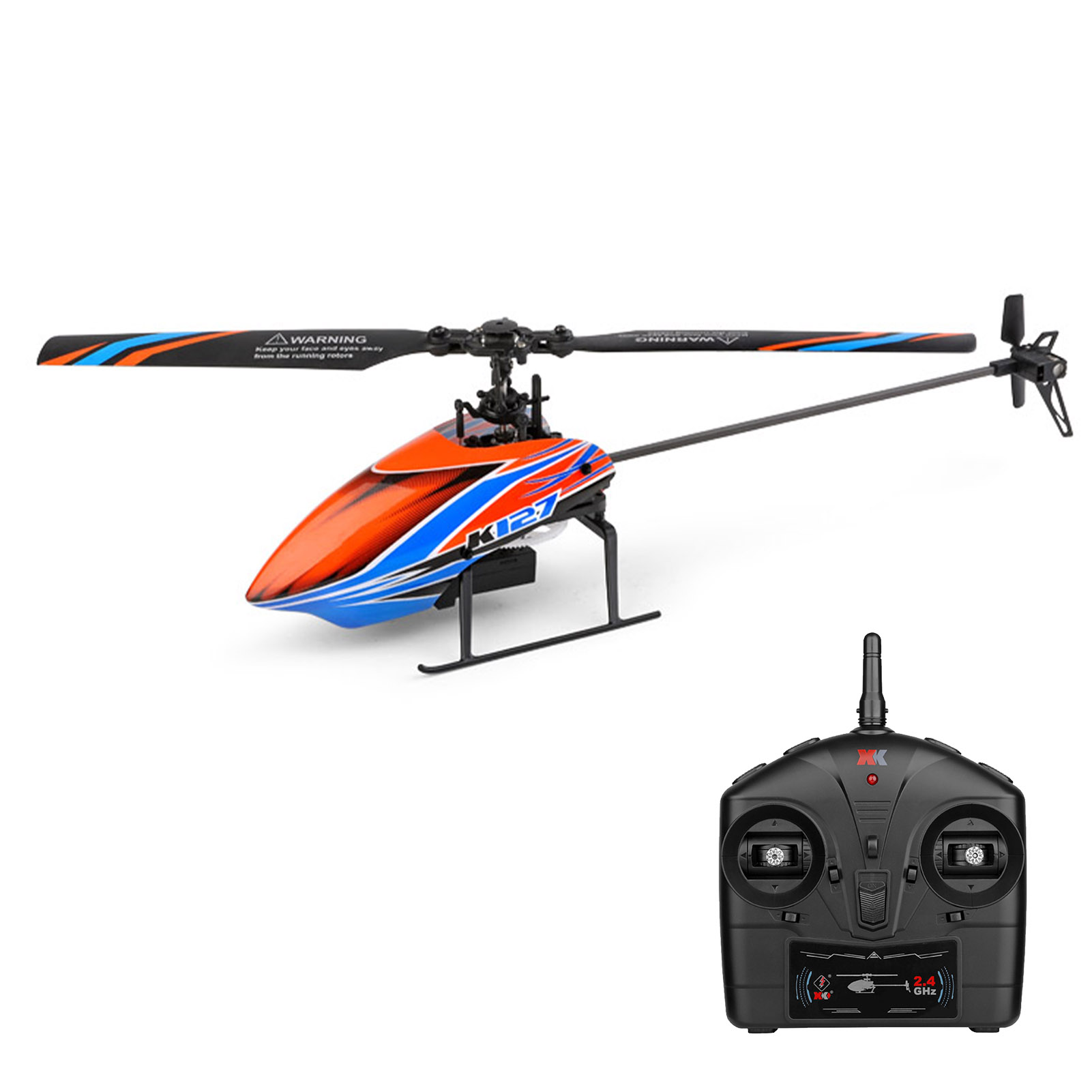 WLtoys XK K127 4CH 6-axis Gyro - Rc Helicopter Large บทวิจารณ์และราคา
